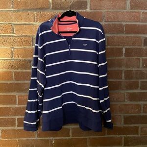 EUC Vineyard Vines Navy quarter zip sweatshirt.  Size XL